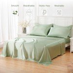 Luxury Satin Bed Sheets Set with Pillowcases - Queen