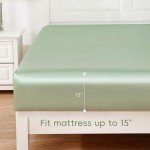 Luxury Satin Bed Sheets Set with Pillowcases - Queen