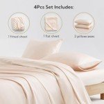 Queen Satin Bed Set - 4 Piece Luxury Set