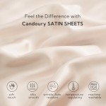 Queen Satin Bed Set - 4 Piece Luxury Set