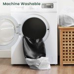 Black Satin Fitted Sheet - Full Size Luxury