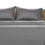 King Size 100% Egyptian Cotton Sheet Set - Dark Grey