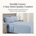 Luxury Queen Cotton Sheet Set - 600 Thread Count