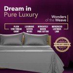 King Size 100% Egyptian Cotton Sheet Set - Dark Grey