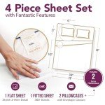 King Size 100% Egyptian Cotton Sheet Set - Dark Grey