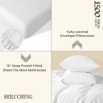 Luxury 100% Cotton King Bed Sheet Set
