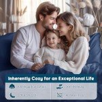 Luxury 100% Egyptian Cotton King Bed Set - Navy