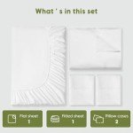 Luxury 100% Egyptian Cotton Queen Bed Set