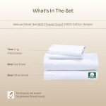 Buttery Soft White California King Bed Sheet Set