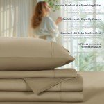 Luxury 100% Cotton Queen Bed Sheet Set