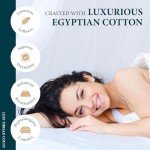 Luxurious 100% Egyptian Cotton Queen Sheet Set