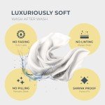 Luxurious Light Blue Egyptian Cotton King Sheet Set