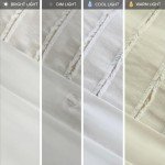 King Comforter Set with Jacquard Stripes & Buttons