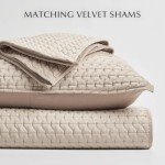 Luxury Velvet King Size Quilt Set - 3 Pieces