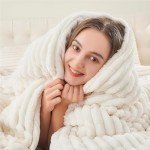 Cozy Fleece Queen Comforter Set with Pillows