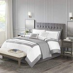 Madison Park Heritage Grey Comforter Set - 8 Piece