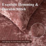 Ivellow Pink Velvet King Comforter Set, 5pcs