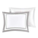 Madison Park Heritage Grey Comforter Set - 8 Piece