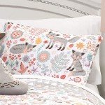 Pixie Fox Reversible Quilt Set - 4 Pieces
