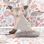 Pixie Fox Reversible Quilt Set - 4 Pieces