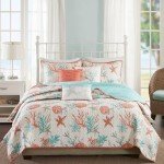 Coastal Starfish Quilt Set with Pillows, Full/Queen