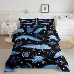 Kawaii Axolotl Comforter Set for Kids & Adults