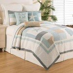 Driftwood Shores King 3-Piece Coastal Quilt Set
