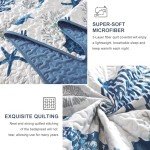 Coastal Blue Quilt Set for Queen Beds