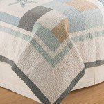 Driftwood Shores King 3-Piece Coastal Quilt Set
