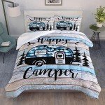 Camouflage Camper Bedding Set for Kids & Teens