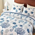Coastal Blue Quilt Set for Queen Beds