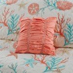 Coastal Starfish Quilt Set with Pillows, Full/Queen