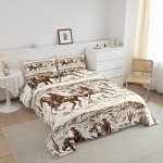 Erosebridal Cowboy Comforter Set Twin Size