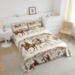 Erosebridal Cowboy Comforter Set Twin Size