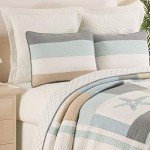 Driftwood Shores King 3-Piece Coastal Quilt Set