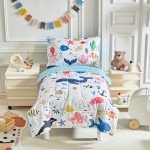 Ocean Theme 4-Piece Toddler Bedding Set