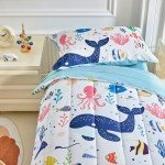 Ocean Theme 4-Piece Toddler Bedding Set