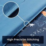 Cute Space Rocket Kids Bedding Set - 7 Pieces