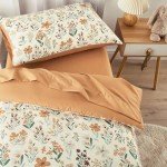 Floral Toddler Bedding Set for Girls - 4 Pieces