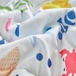 Ocean Theme 4-Piece Toddler Bedding Set