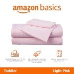 Toddler Lightweight Microfiber 3-Piece Sheet Set - Pink