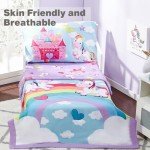 Unicorn Dreams Toddler Bedding Set - 4 Pieces