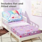 Unicorn Dreams Toddler Bedding Set - 4 Pieces