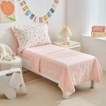 DuShow Floral 4-Piece Toddler Bed Set