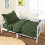 Cozy Olive Toddler Bedding Set for Cribs