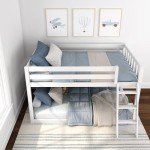 Max & Lily Twin Low Bunk Bed - Solid Wood
