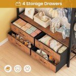 Rustic Brown Twin Over Twin Metal Bunk Bed