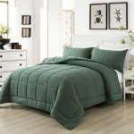 Sage Green Twin Comforter Set with Pillow Case