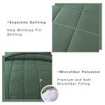 Sage Green Twin Comforter Set with Pillow Case