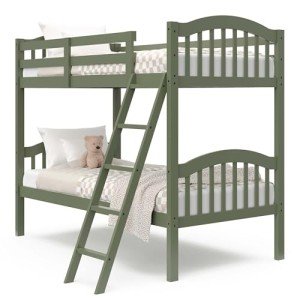 Storkcraft Olive Twin-Over-Twin Bunk Bed